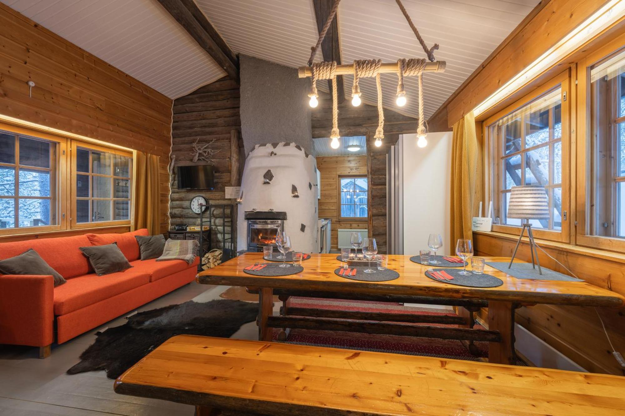 Kuukkeli Log Houses Aurora Cabin - Jaspis Saariselkä Exterior foto